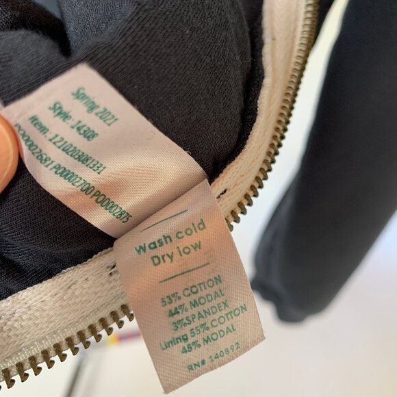 Super soft, lined Marine Layer hoodie in Navy. Full zip. XS. NWOT - Picture 8 of 9